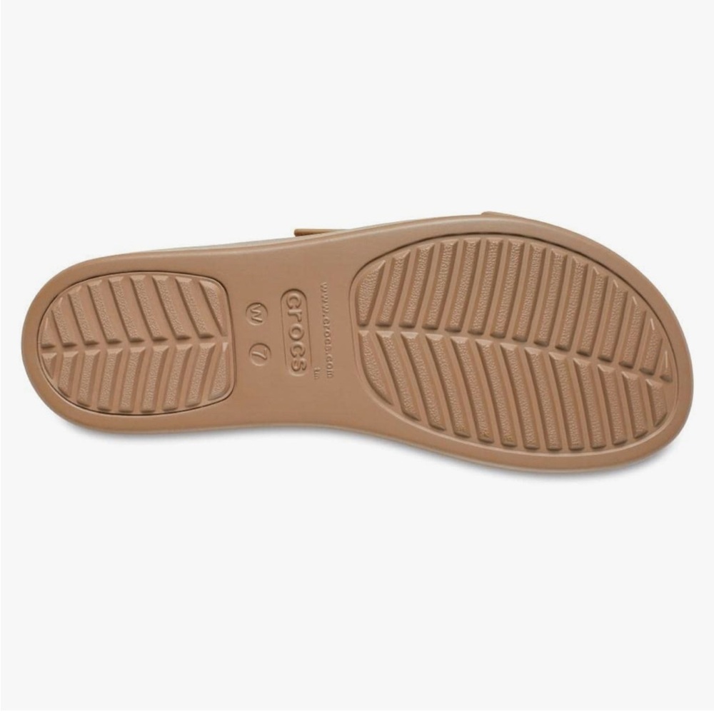 Crocs Women's Tan Platform Sandals - Picture 7 of 12